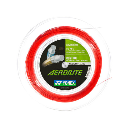 YONEX Aerobite Weiß/Rot 200m - Bash Badminton-Shop